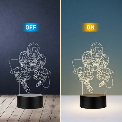 Spider-Man Character Design Night Lamp